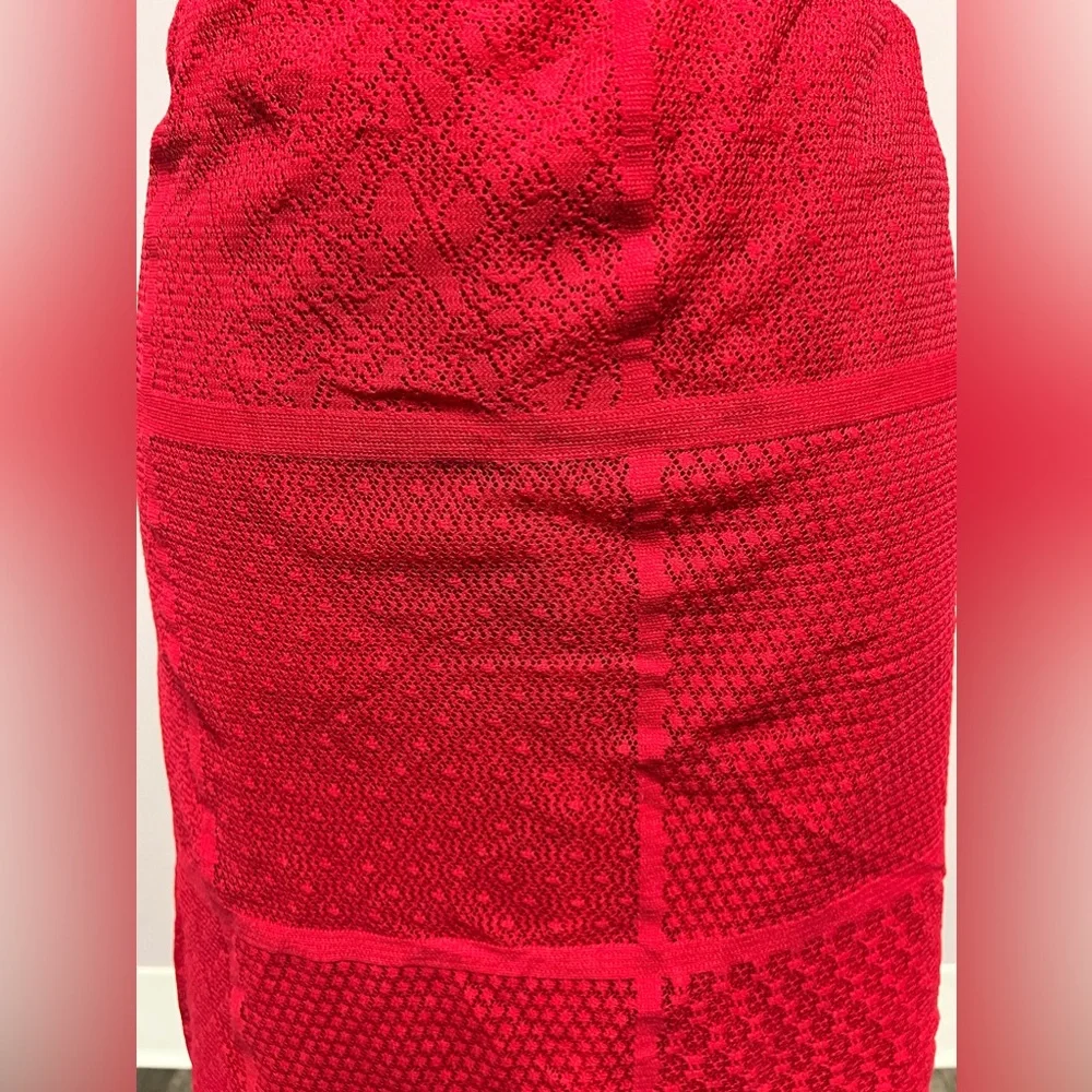 NWT Damsel LACEY SKIRT Red MEDIUM Woman 32”